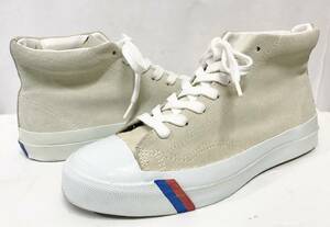 90’s ヴィンテージ PRO-Keds プロケッズ ROYAL HI ロイヤル ハイ スエード オフホワイト US8/26cm ラストコロンビア 90年代