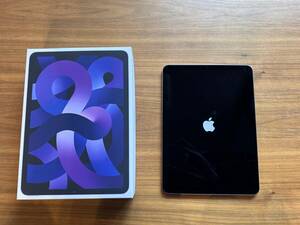 美品　アップル Apple iPad Air（第5世代） 10.9インチ Wi-Fi 256GB パープル