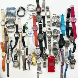 まとめ売り ファッション メーカー ブランド 腕時計 EMPORIO ARMANI DIESEL Nixon TECHNOS agnes b. COACH D&G adidas 色々 50本 