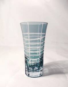 切子ガラスの様なカット入りのミニ タンブラー/冷酒グラス/焼酎グラス/ビールグラス/コップ★110ml/H10.5cm★