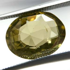 ☆天然ジルコン約5.257ct☆M 約11.8×9.3mm ルース 裸石 宝石 ジュエリー zircon jewelry 