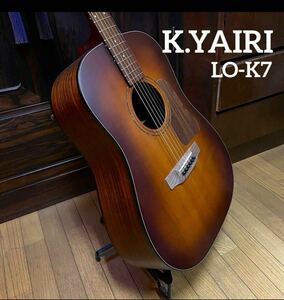 メンテナンス済 美品K.yairi LO-K7-OVA VS Kヤイリ ハードケース付 日本製 アコギ アコースティックギター 
