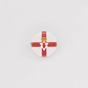 Button badge 25mm Flag of Northern Ireland 缶バッジ 国旗柄 Vespa Lambretta ベスパ ランブレッタ 50S 100 et3 GTR RALLY PX200E 160GS