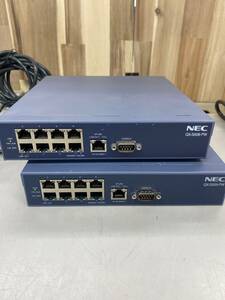 NEC QX-S509-PW PoE レイヤ2スイッチ 2台