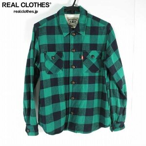 ☆TMT/ティーエムティー 18AW BUFFALO CHECK SHIRTS ウール バッファローチェック シャツ TSH-F1803/XL /060