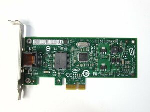 ▽intel GIGABIT CT DASKTOP ADAPTER LANカード PCI-EX 中古 ギガビット E46981-008 CPU-E98152(B) インテル ロープロファイル