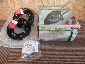 ジャンク品■weds GEAR 品番 50817 5H PCD100 M12 1.25 ワイトレ 15mm 未使用 売り切り■G