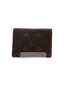 LOUIS VUITTON◆パスケース/キャンバス/BRW/モノグラム/レディース/M60533