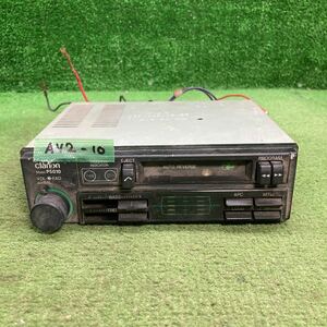 AV2-10 激安 カーステレオ clarion PA-8115A 0004591 カセット テープデッキ 通電未確認 ジャンク