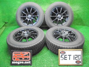 5ET120AC10) 送料無料 2021年製 215/65R16 グッドイヤー ICE NAVI7 スタッドレスタイヤ+16インチアルミホイール4本セット　