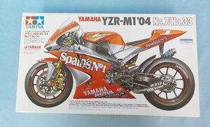 ◆プラモデル 未組立 1/12 タミヤ TAMIYA ヤマハ YZR-M1 04 #7/#33 オートバイシリーズ No.100 ディスプレイモデル 14100