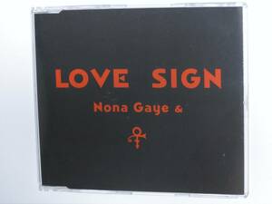 Prince & Nona Gaye / LOVE SIGN レア・プロモCDシングル　 新品同様美品　即決価格にて