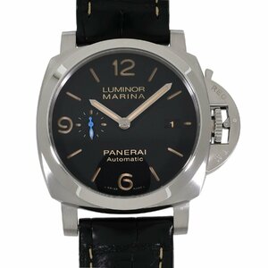 パネライ ルミノールマリーナ1950 3デイズ PAM01312 U番 ブラック メンズ 中古 送料無料 腕時計