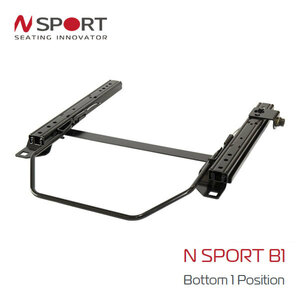 N SPORT シートレール 右席用 B1タイプ スカイライン V37 2WD (北海道・沖縄・離島は送料別途)