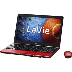 量販店展示品 NEC LaVie PC-LS550SSR 15.6インチ Core i5 4200M HDD1TB メモリ8GB Windows 8.1 Office 付属 BD-R/BD-R ルミナスレッド