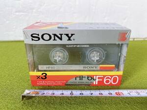 送料520円！　未使用　SONY　ソニー　HF60　テープセレクター　カセットテープ　音楽用カセット　長期保管品　現状品
