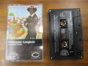 S-2814【カセットテープ】USA &Canada版 PROFESSOR LONGHAIR Crawfish Fiesta プロフェッサー・ロングヘア クロウフィッシュ cassette tape