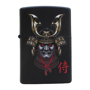 ジッポー オイルライター USA Zippo 和柄シリーズ 侍 Z218-107669＆ギフトボックスセット（オイル＋フリント+BOX）/送料無料