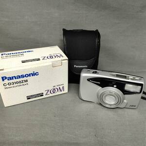 060516 GZ-04493 Panasonic パナソニック C-D3100ZM 38-105mm コンパクトフィルムカメラ ブラック×シルバーカラー ジャンク品