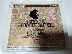 インバル　マーラー　交響曲全集　金蒸着　日本語解説　16CD