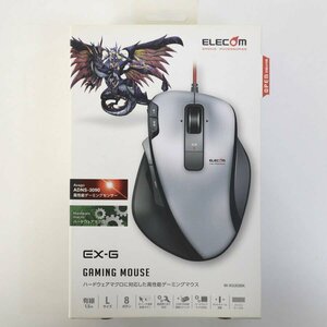 新品 ELECOM エレコム EX-G 8ボタンゲーミングマウス USB 有線 Lサイズ M-XG3GBK★827v10