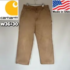 CARHARTT カーハート　アメリカ古着　ペインターパンツ　ダック地　USA製