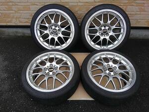 ☆BBS 鍛造 FORGED RS-GT RS907 215/40R18 7.5J 5H/PCD100 IS+48 夏タイヤ付ホイールセット プリウス,86,BRZ,レガシー等☆ 