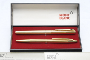 MONTBLANC モンブラン ノブレス 14K コンバーター 万年筆 ボールペン セット ■24079