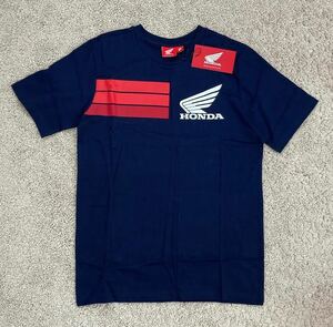 ★送料無料★Honda Racing HRC Navy Tee ホンダ オフィシャル Tシャツ ネイビー 半袖 Sサイズ