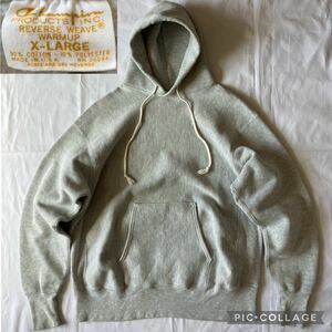 超美品 単色タグ前期タイプ 無地 パーカー Champion チャンピオン リバースウィーブ reverse weave ビンテージ vintage アメリカ製 USA製