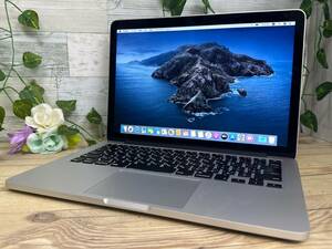 【美品♪】MacBook Pro 2014 (A1502)[Core i5(4308U)2.8Ghz/RAM:8GB/SSD:256GB/13インチ]Catalina 動作品