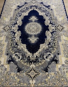 大判　最高峰約144万ノット　シルク30％ウール70%　イラン産手織り 高級ペルシャ絨毯 201×305cm #16