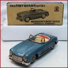 TANY GIANTメルセデスベンツ300SL青Aブリキtin箱付toy car