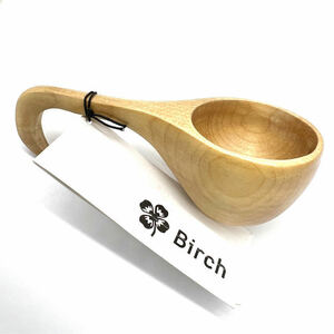 新品 未使用 タグ付 Birch 白樺 ウッド スプーン メジャー カップ カフェ 計り コーヒー豆 珈琲 カップ 木 天然 おしゃれ 北欧 1