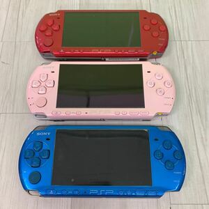 ジャンク　SONY ソニー　PSP（PSP-3000）×3台　PlayStationPortable