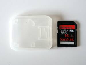 SanDisk Extreme SDHC UHS-Iカード Class10対応（16GB）