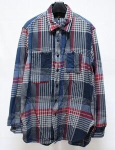 20AW Engineered Garments エンジニアードガーメンツ Work Shirt Twill Plaid ワーク シャツ S チェック ネル