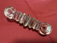 透明なガラス　ガラス碍子　ガラスの碍子　碍子　ガラス製　レトロ  インテリア
