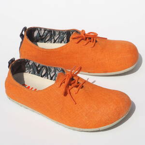 美品!! womens us 8 / 25cm 名作!! MERRELL MOOTOPIA メレル ムートピア オレンジ キャンバス素材 レディース