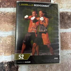 52　★レスミルズ★Lesmills★DVD★CDあり★中古★BodyCombat52　★ボディコンバット★英語コレオノート★箱に傷有り★3点セット