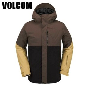 【23-24】VOLCOM L GORE-TEX JACKET BROWN ボルコム スノーボードウェア メンズ ジャケット Mサイズ