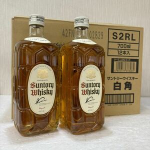 [K2934]1円スタート！SUNTORY 白角 12本入 サントリー ウイスキー 未開栓 700ml 40% whiskey