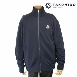 モンクレール MONCLER ジップ スウェット G20918G00036 809KR サイズL ネイビー 中古AB 275022