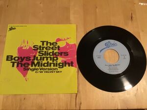 【EP】THE STREET SLIDERS / BOYS JUMP THE MIDNIGHT | VELVET SKY (07・5H-335) / ストリート・スライダーズ / 87年日本盤