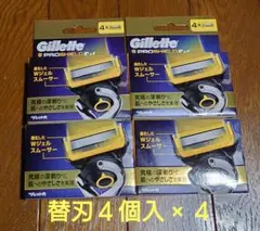 Gillette プロシールド 替刃４個入 × ４