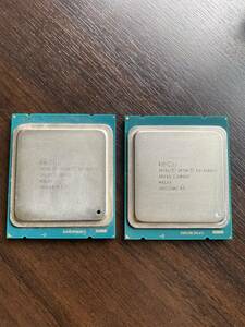 送料無料 intel XEON E5-2609 V2 Intel CPU ×2枚 2.50GHz/ターボ最大2.50Ghz 4コア 4スレッド ソケット FCLGA2011 サーバー用 【中古品】