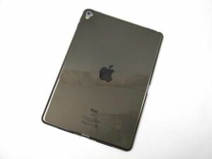 iPad Pro 9.7用 カバー ソフトケース 薄型 クリア ブラック TPU