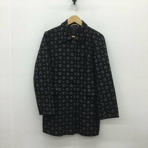 MCM M エムシーエム コート コート一般 ロゴ　総柄 Coat 黒 / ブラック / 10078706