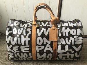 激レア LOUIS VUITTON ルイヴィトン キーポル50　モノグラムグラフィティ 美品 型番M92197 品番FL0051