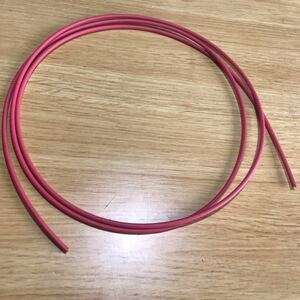 住友電工　柔軟高圧線　TVー20 105℃ 20KVDC AWG22 3239 赤　長さ1.6m 機器用高電圧電線